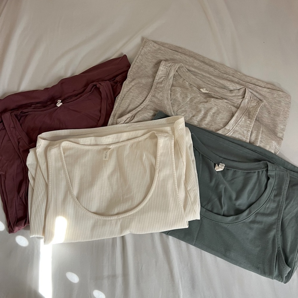 PINK BLUSH BUNDLE 4 DRESSES. Maternity white,cream, green&mauve pink. ALL SIZE S